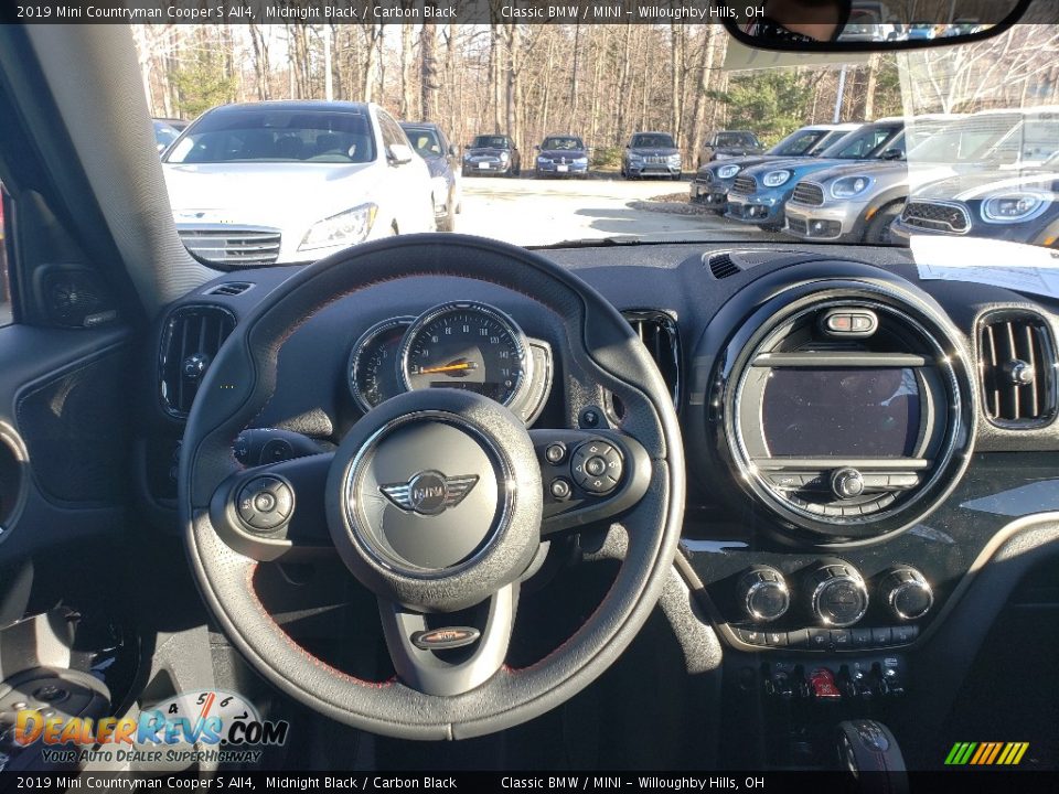 2019 Mini Countryman Cooper S All4 Midnight Black / Carbon Black Photo #5