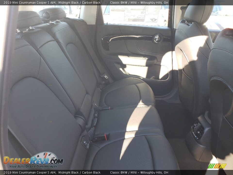 2019 Mini Countryman Cooper S All4 Midnight Black / Carbon Black Photo #7