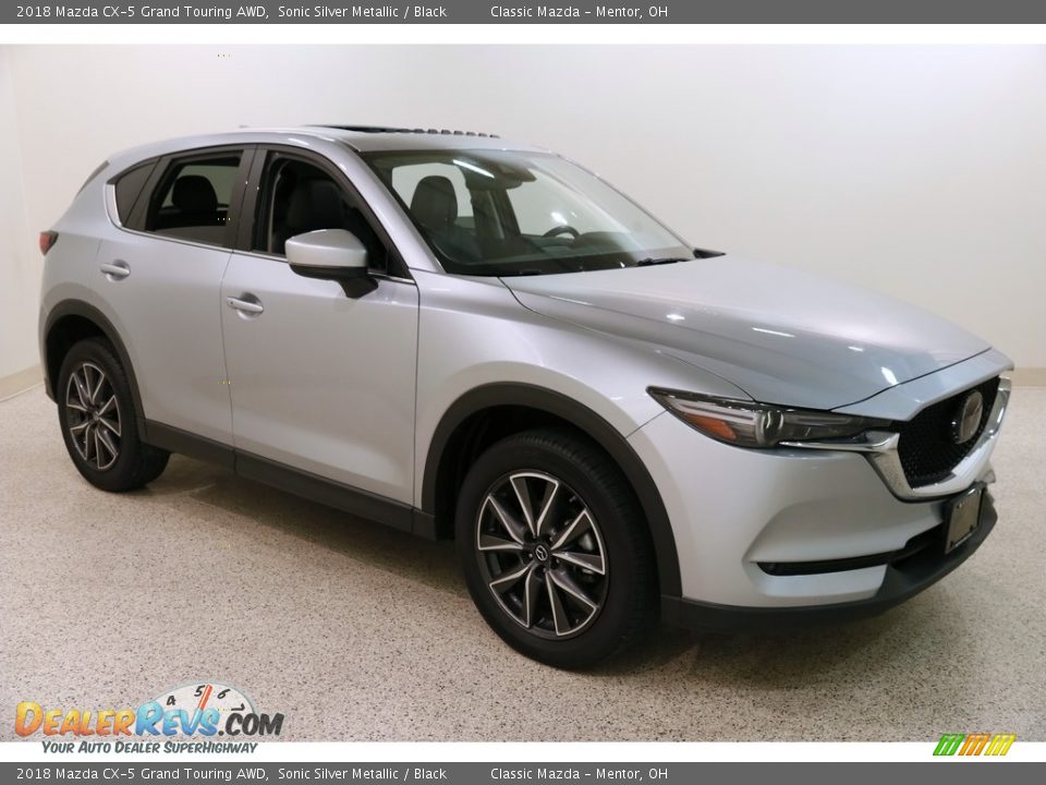 2018 Mazda CX-5 Grand Touring AWD Sonic Silver Metallic / Black Photo #1