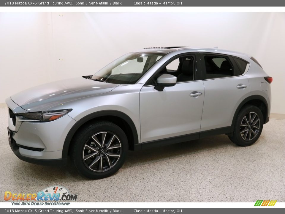 2018 Mazda CX-5 Grand Touring AWD Sonic Silver Metallic / Black Photo #3
