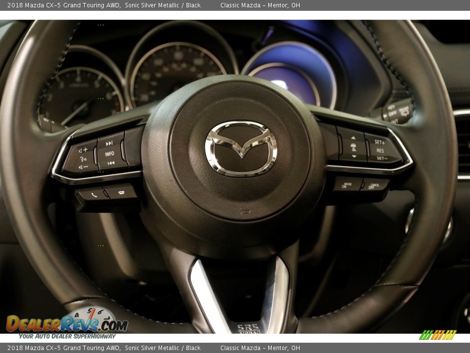 2018 Mazda CX-5 Grand Touring AWD Sonic Silver Metallic / Black Photo #7