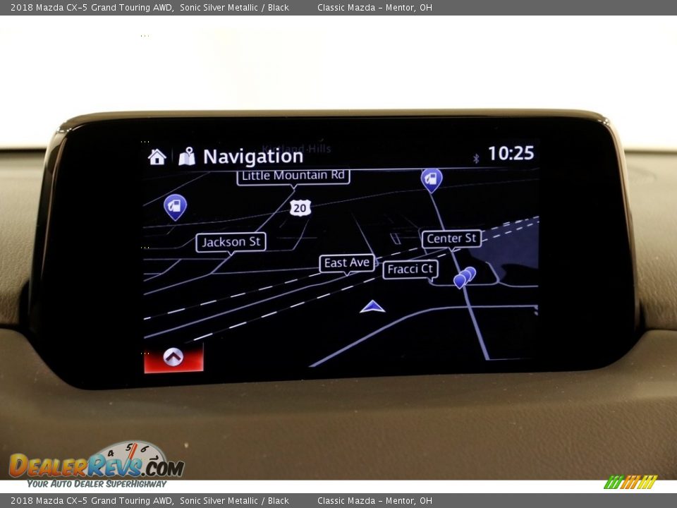 2018 Mazda CX-5 Grand Touring AWD Sonic Silver Metallic / Black Photo #10
