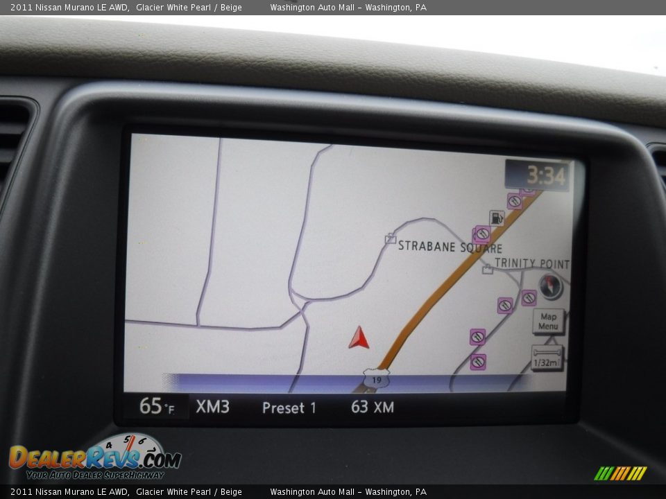 2011 Nissan Murano LE AWD Glacier White Pearl / Beige Photo #19