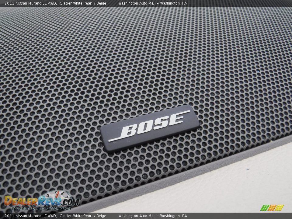 2011 Nissan Murano LE AWD Glacier White Pearl / Beige Photo #21