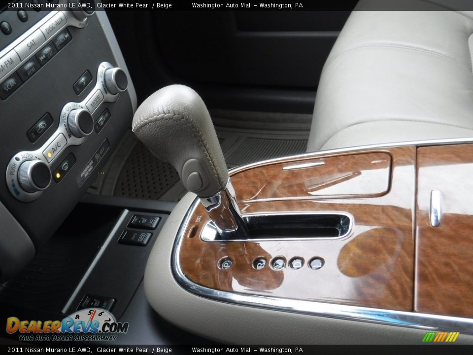 2011 Nissan Murano LE AWD Glacier White Pearl / Beige Photo #23