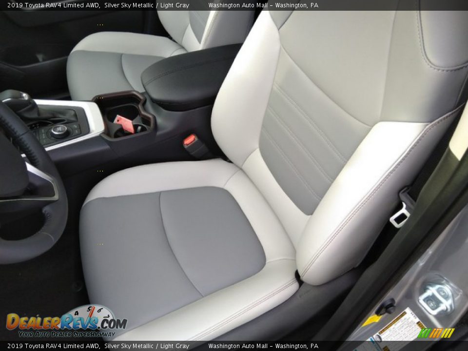 Front Seat of 2019 Toyota RAV4 Limited AWD Photo #13