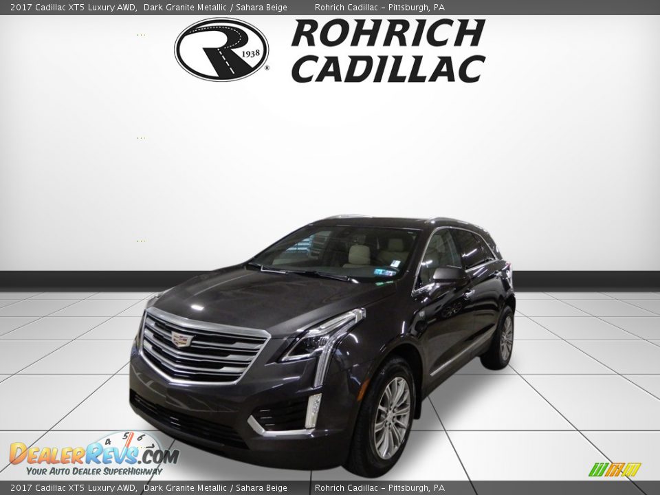 2017 Cadillac XT5 Luxury AWD Dark Granite Metallic / Sahara Beige Photo #1
