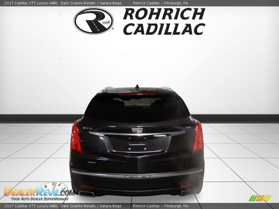 2017 Cadillac XT5 Luxury AWD Dark Granite Metallic / Sahara Beige Photo #4