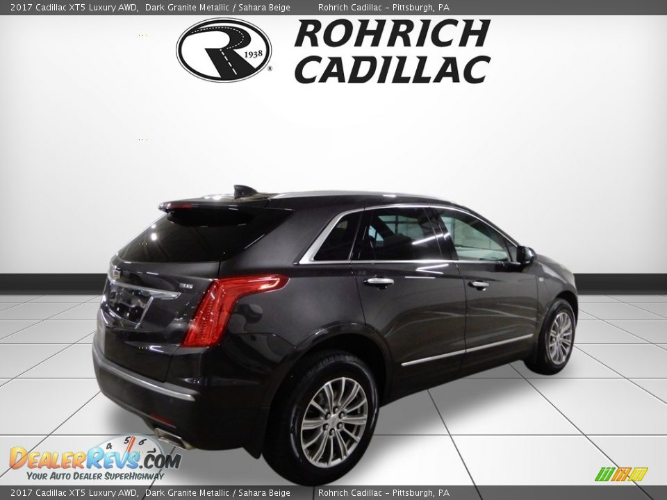 2017 Cadillac XT5 Luxury AWD Dark Granite Metallic / Sahara Beige Photo #5