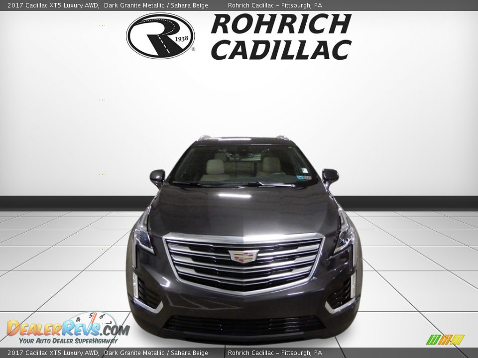 2017 Cadillac XT5 Luxury AWD Dark Granite Metallic / Sahara Beige Photo #8