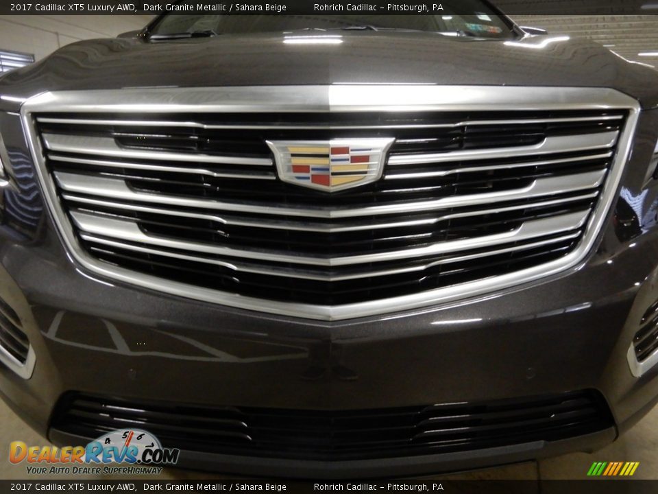 2017 Cadillac XT5 Luxury AWD Dark Granite Metallic / Sahara Beige Photo #9