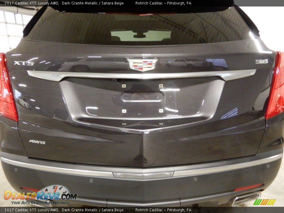 2017 Cadillac XT5 Luxury AWD Dark Granite Metallic / Sahara Beige Photo #13