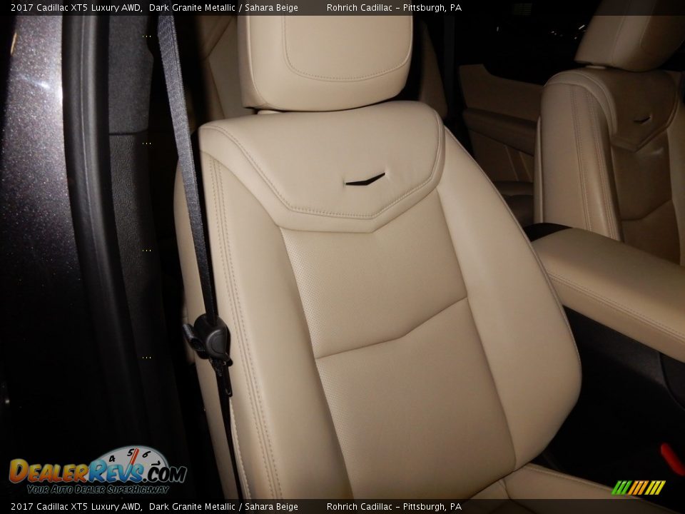 2017 Cadillac XT5 Luxury AWD Dark Granite Metallic / Sahara Beige Photo #19