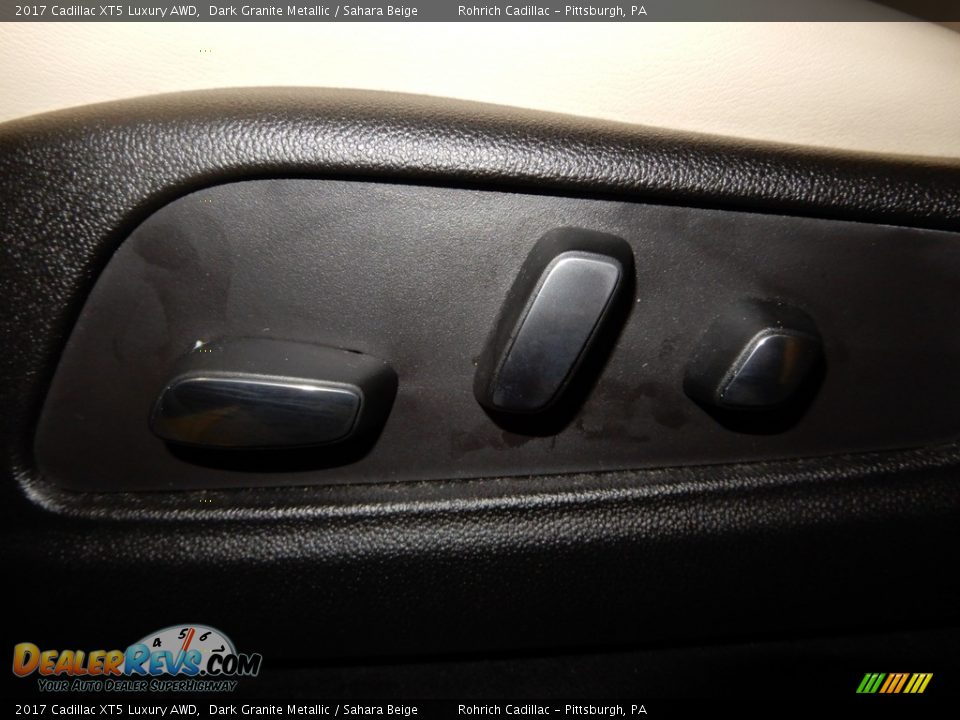 2017 Cadillac XT5 Luxury AWD Dark Granite Metallic / Sahara Beige Photo #23