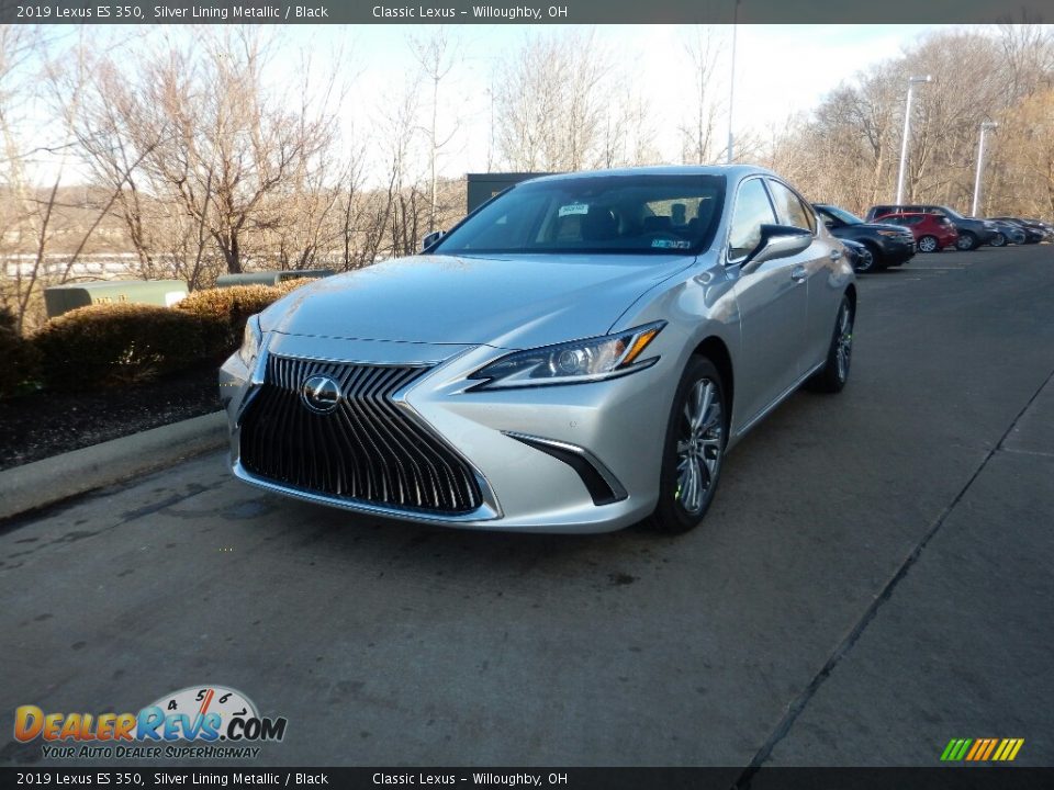 2019 Lexus ES 350 Silver Lining Metallic / Black Photo #1