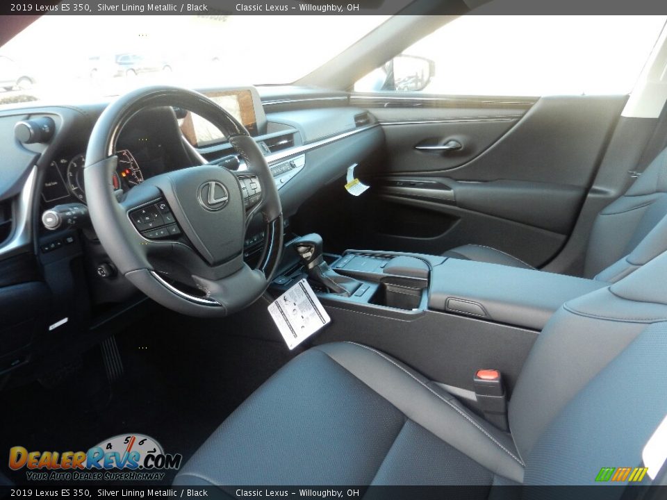 2019 Lexus ES 350 Silver Lining Metallic / Black Photo #2