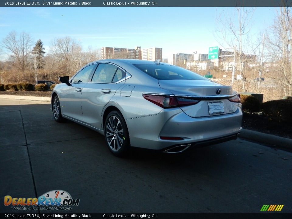 2019 Lexus ES 350 Silver Lining Metallic / Black Photo #4