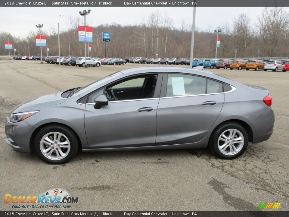 2018 Chevrolet Cruze LT Satin Steel Gray Metallic / Jet Black Photo #8