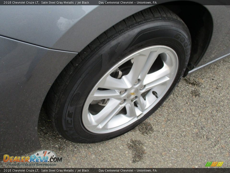 2018 Chevrolet Cruze LT Satin Steel Gray Metallic / Jet Black Photo #10
