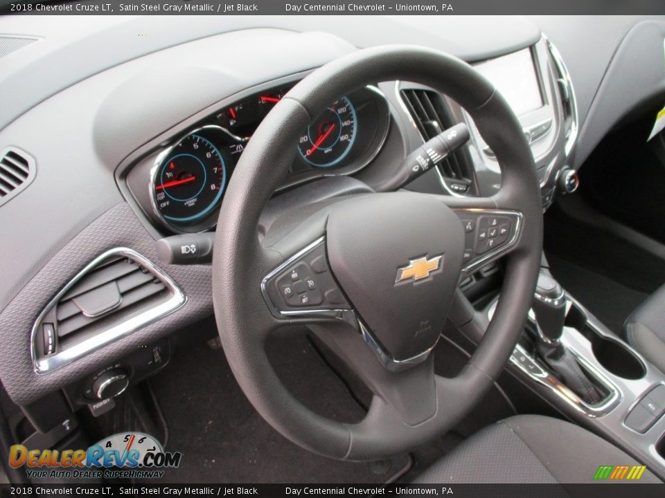 2018 Chevrolet Cruze LT Satin Steel Gray Metallic / Jet Black Photo #22