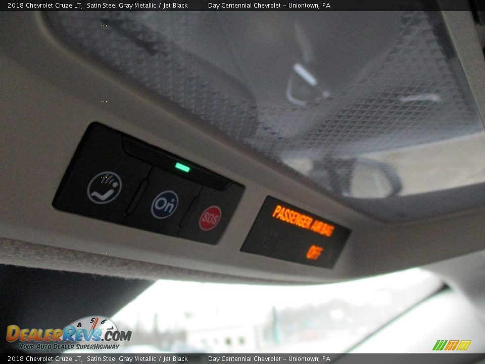2018 Chevrolet Cruze LT Satin Steel Gray Metallic / Jet Black Photo #31