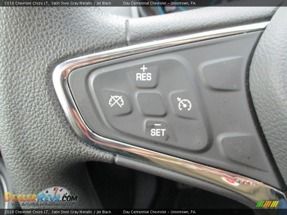 2018 Chevrolet Cruze LT Satin Steel Gray Metallic / Jet Black Photo #34
