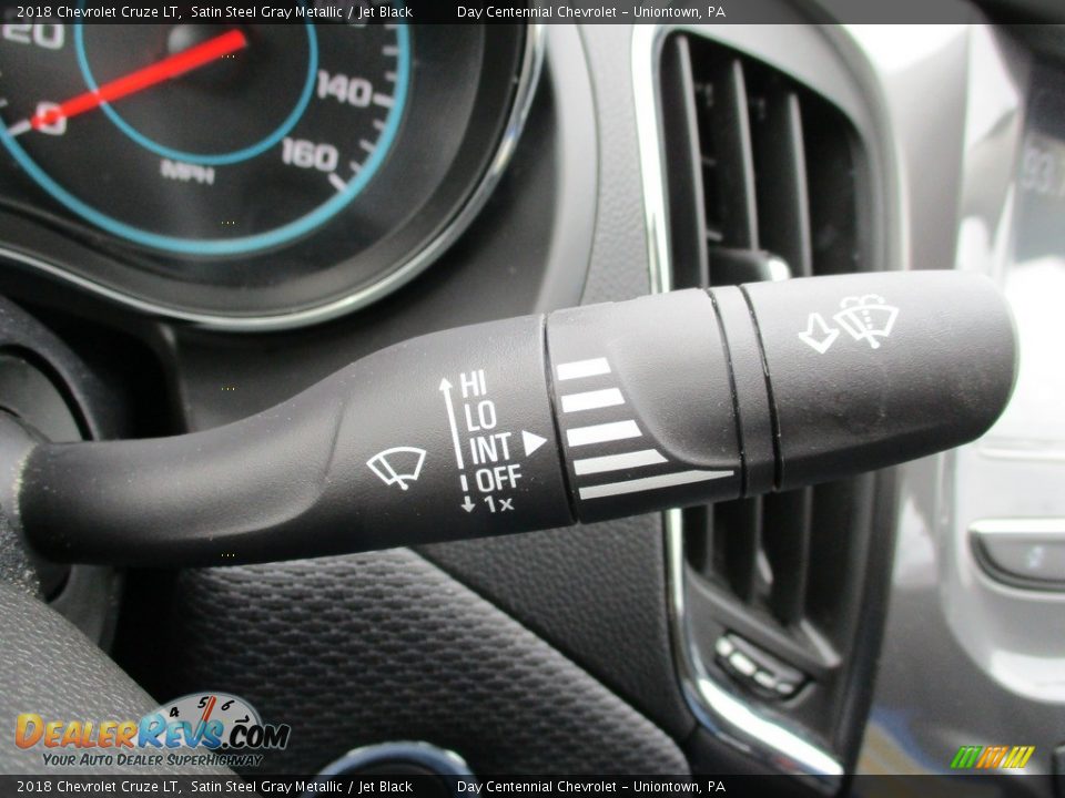 2018 Chevrolet Cruze LT Satin Steel Gray Metallic / Jet Black Photo #35