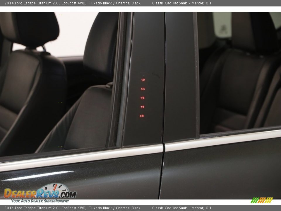 2014 Ford Escape Titanium 2.0L EcoBoost 4WD Tuxedo Black / Charcoal Black Photo #4