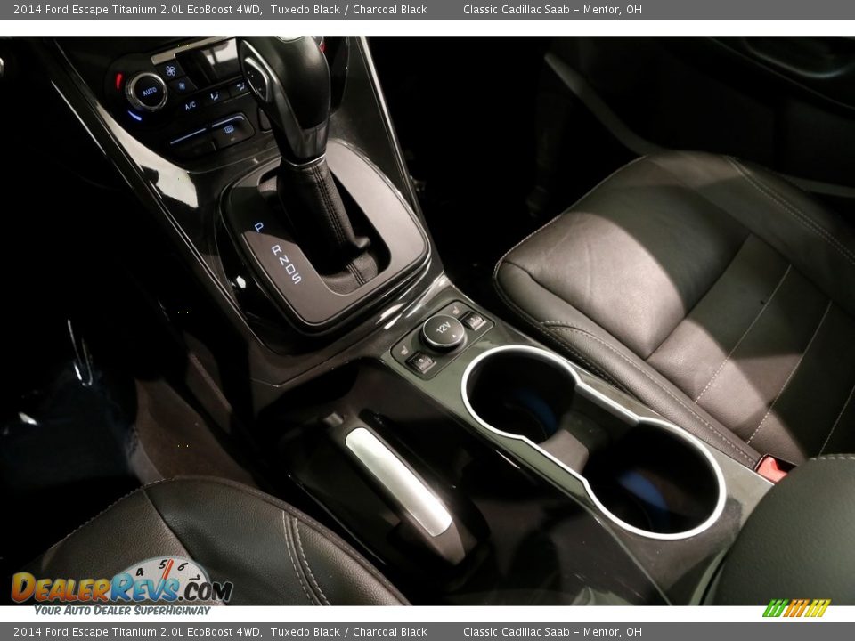 2014 Ford Escape Titanium 2.0L EcoBoost 4WD Tuxedo Black / Charcoal Black Photo #16