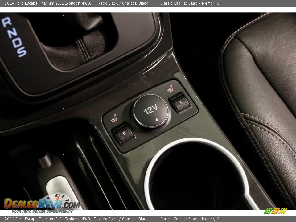2014 Ford Escape Titanium 2.0L EcoBoost 4WD Tuxedo Black / Charcoal Black Photo #17