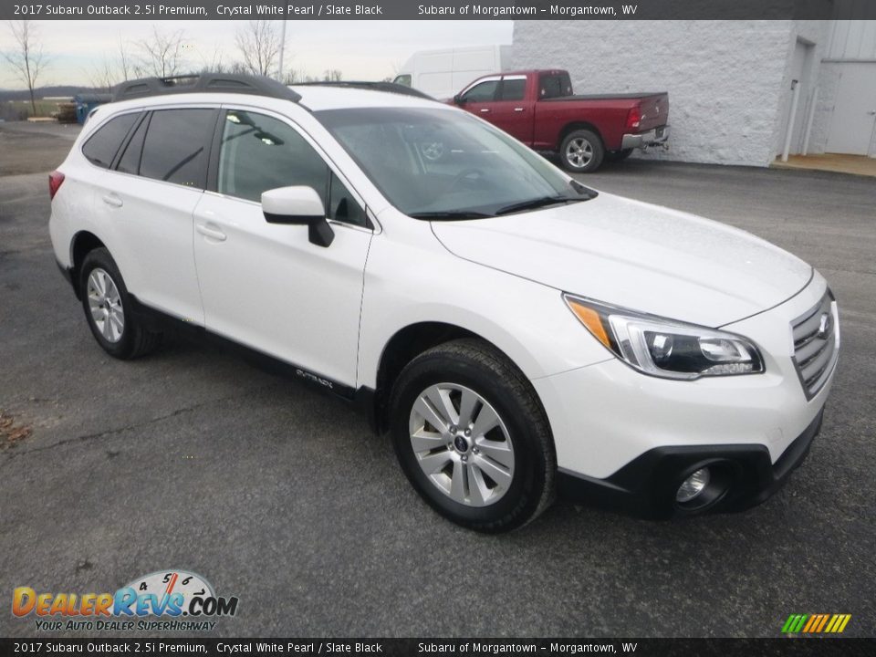 2017 Subaru Outback 2.5i Premium Crystal White Pearl / Slate Black Photo #1