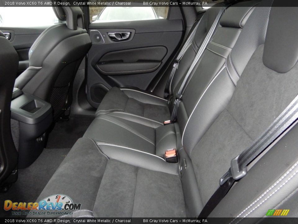 Rear Seat of 2018 Volvo XC60 T6 AWD R Design Photo #8
