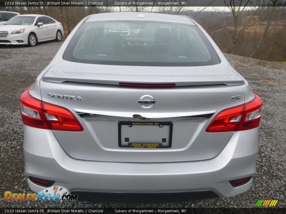 2019 Nissan Sentra SR Brilliant Silver Metallic / Charcoal Photo #5