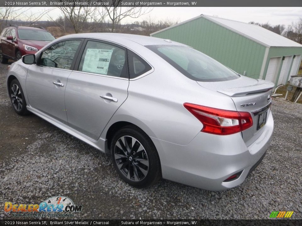 2019 Nissan Sentra SR Brilliant Silver Metallic / Charcoal Photo #6