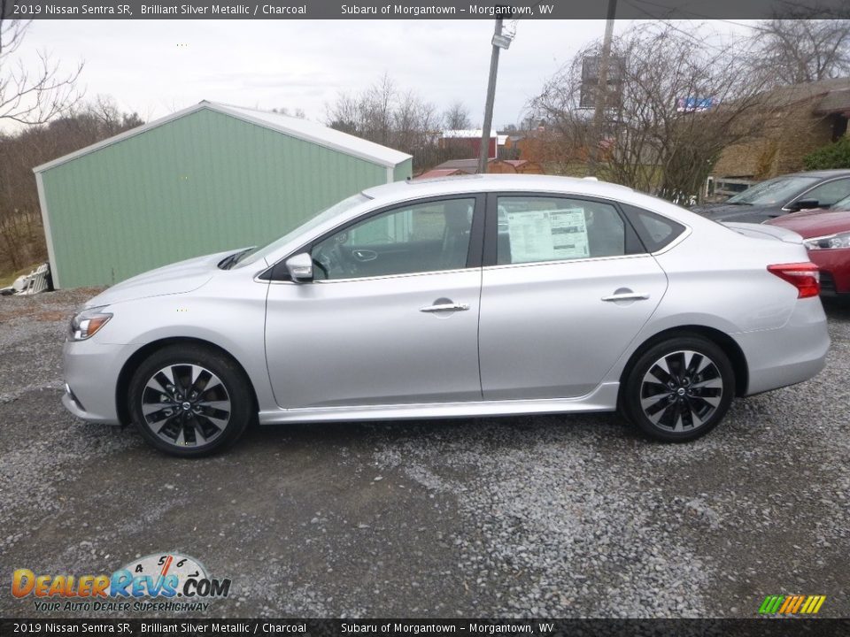 2019 Nissan Sentra SR Brilliant Silver Metallic / Charcoal Photo #7