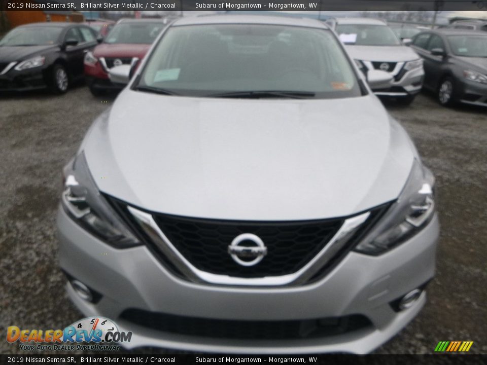 2019 Nissan Sentra SR Brilliant Silver Metallic / Charcoal Photo #9