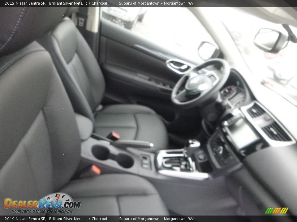 2019 Nissan Sentra SR Brilliant Silver Metallic / Charcoal Photo #10