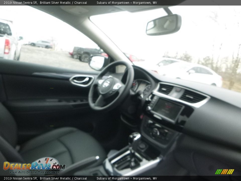 2019 Nissan Sentra SR Brilliant Silver Metallic / Charcoal Photo #12
