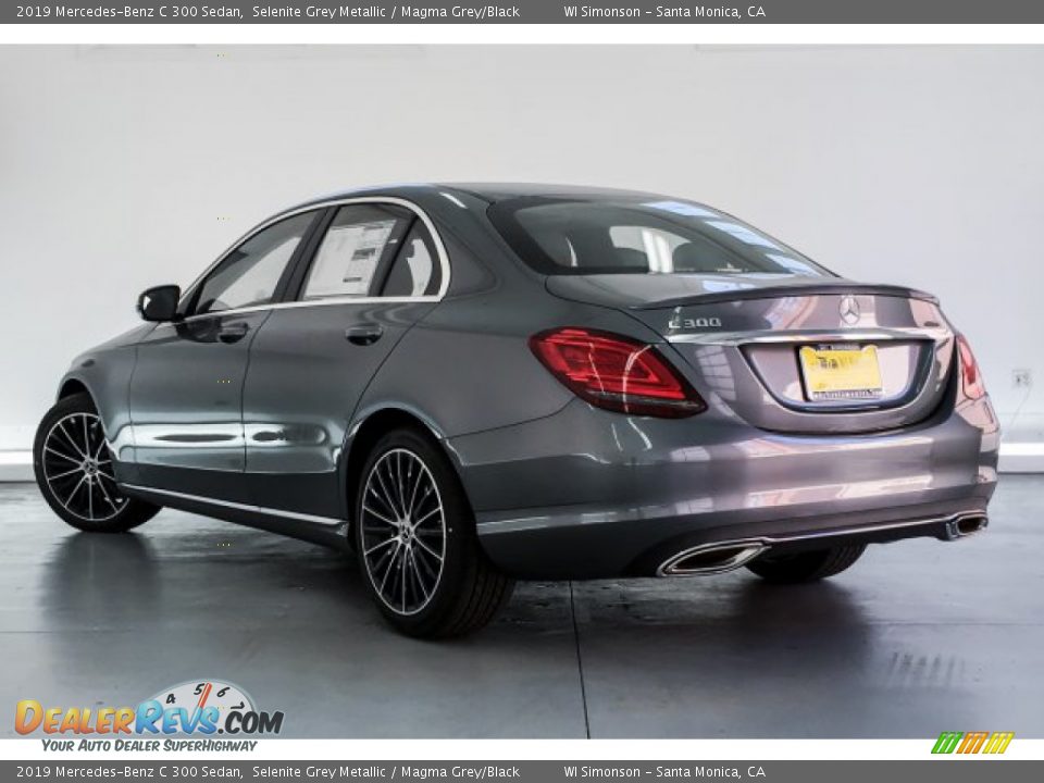 2019 Mercedes-Benz C 300 Sedan Selenite Grey Metallic / Magma Grey/Black Photo #2