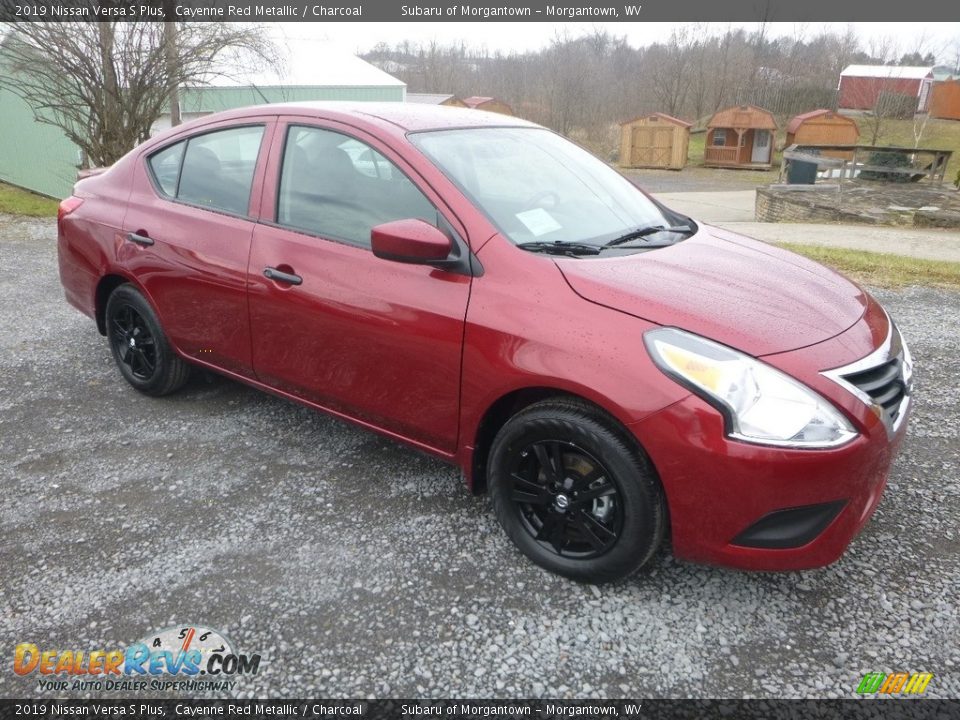 Front 3/4 View of 2019 Nissan Versa S Plus Photo #1