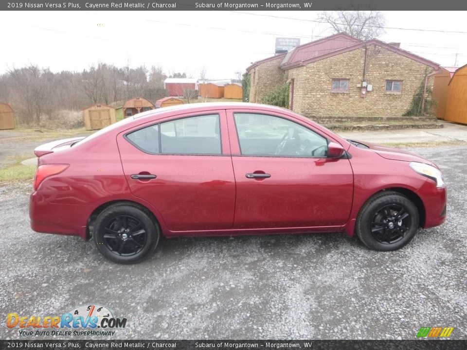 Cayenne Red Metallic 2019 Nissan Versa S Plus Photo #3