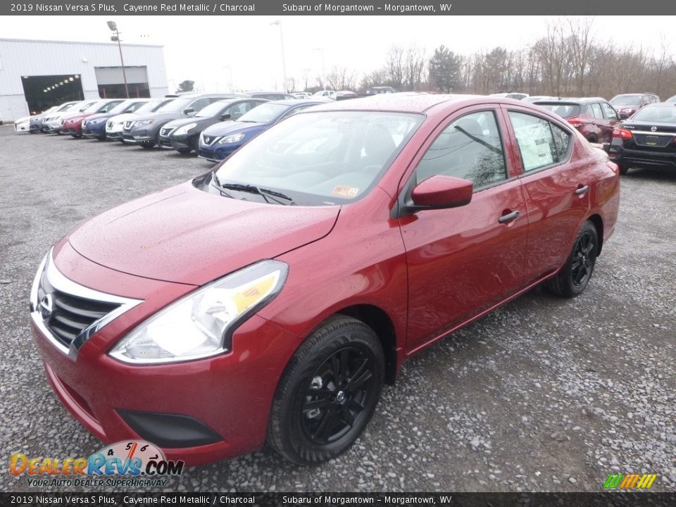 Cayenne Red Metallic 2019 Nissan Versa S Plus Photo #8
