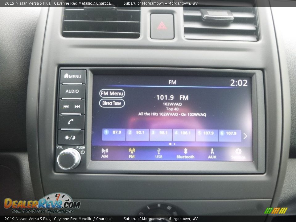 2019 Nissan Versa S Plus Cayenne Red Metallic / Charcoal Photo #17