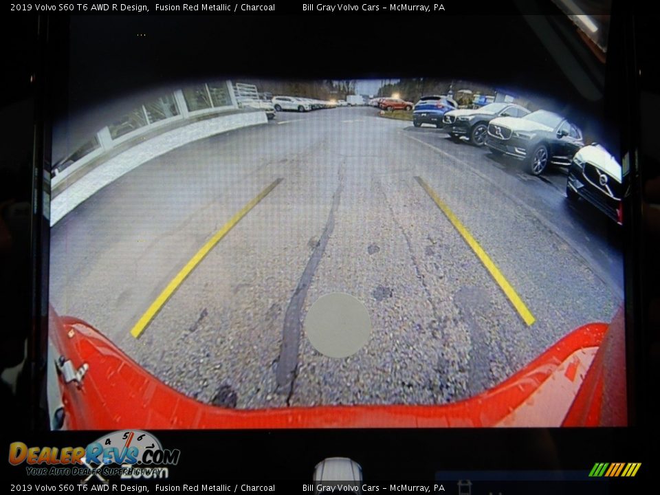2019 Volvo S60 T6 AWD R Design Fusion Red Metallic / Charcoal Photo #14