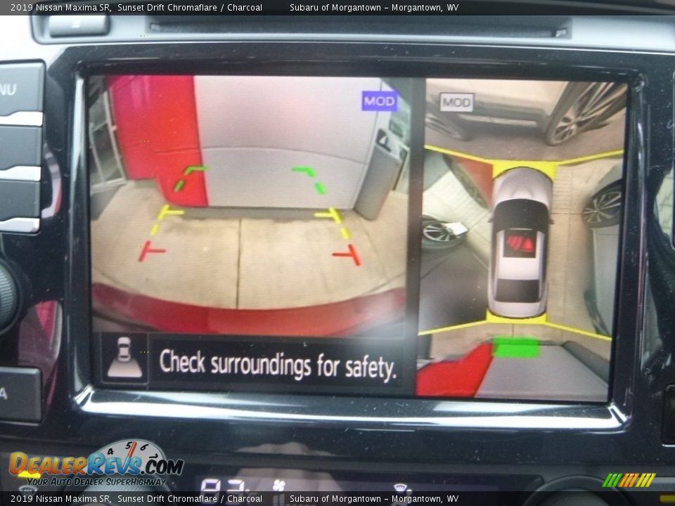 2019 Nissan Maxima SR Sunset Drift Chromaflare / Charcoal Photo #16