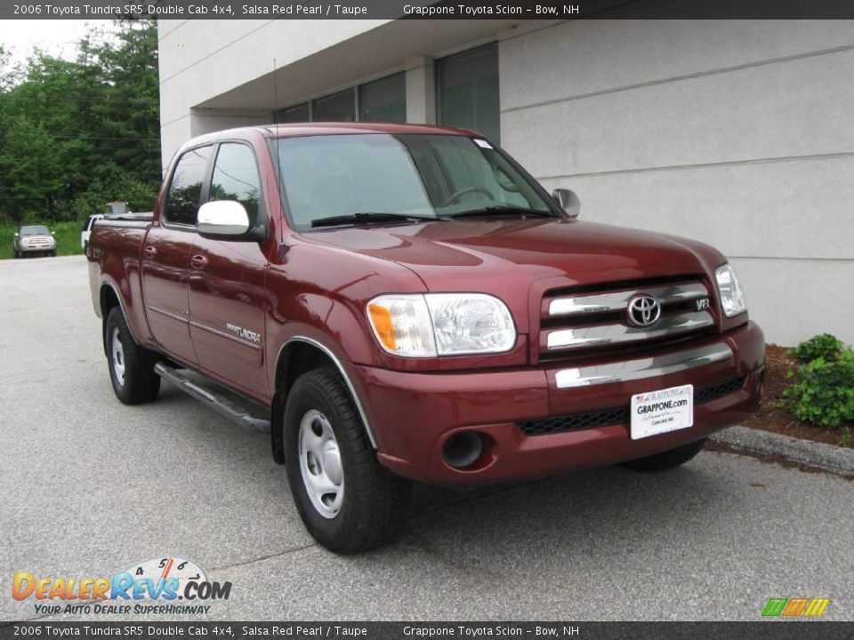 2006 Toyota Tundra SR5 Double Cab 4x4 Salsa Red Pearl / Taupe Photo #1