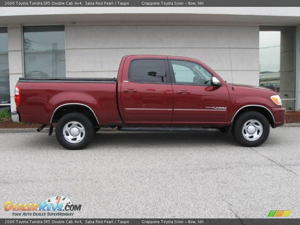 2006 Toyota Tundra SR5 Double Cab 4x4 Salsa Red Pearl / Taupe Photo #2