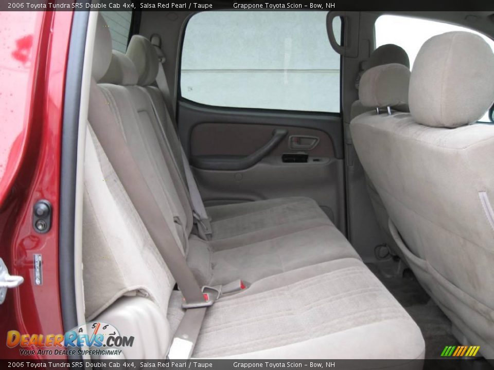 2006 Toyota Tundra SR5 Double Cab 4x4 Salsa Red Pearl / Taupe Photo #5