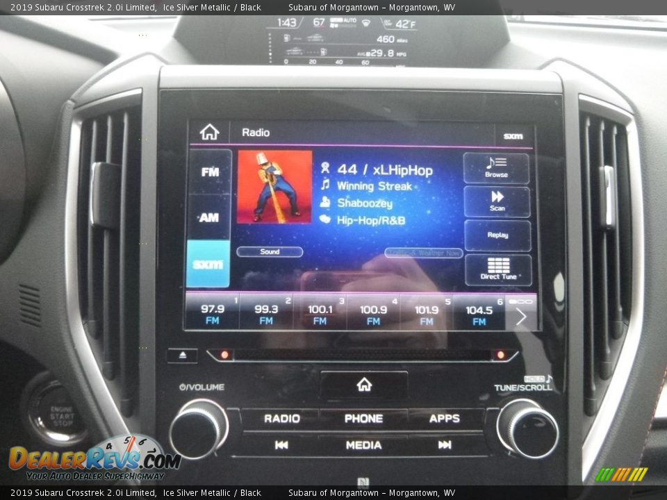 2019 Subaru Crosstrek 2.0i Limited Ice Silver Metallic / Black Photo #16