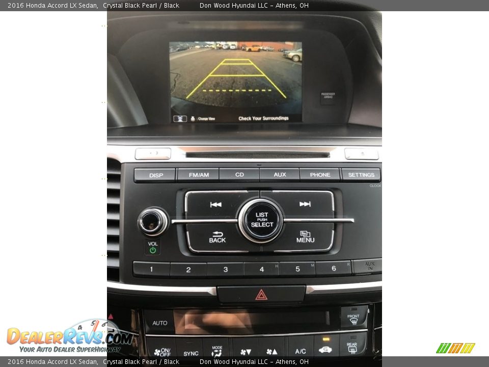 2016 Honda Accord LX Sedan Crystal Black Pearl / Black Photo #2